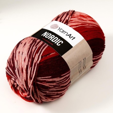 Yarn "Nordic" 20% wool, 80% acrylic 510m/150g (664)-1