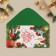 Money envelope "Happy New Year!", Bullfinchi, 16.5 x 8 cm, New Year