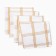 A set of decorative napkins of Ethel -Ullow 30x30cm., 4pcs., 100%HL.