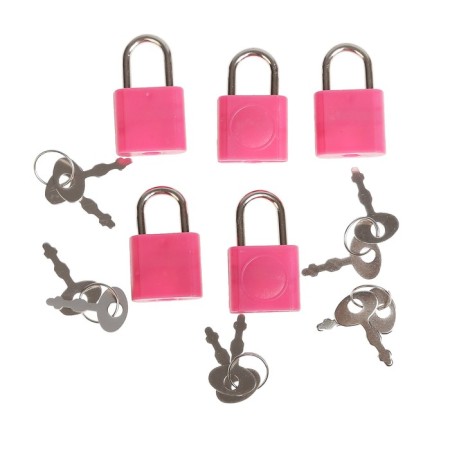 Lacking with a key for the casket metal, plastic set 5 pcs C286 3.1x1.9 cm-4