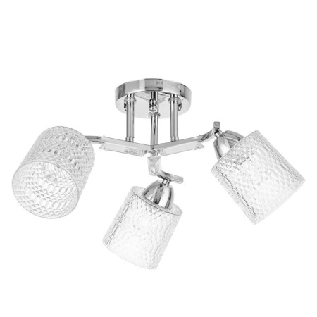 Ceiling chandelier "Amis" E27 3x40W chrome 47x47x22cm