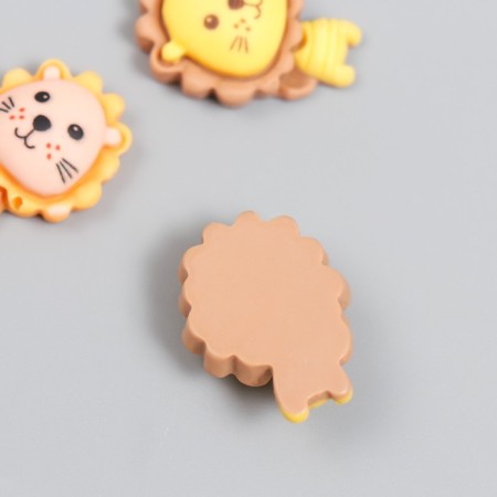 Decor for creativity plastic "lioners" mix 2.1x1.5 cm-2
