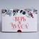 Folding box for 4 cupcakes with the window "Believe in miracles", 16 x 16 x 10 cm, New Year
