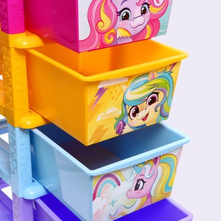 The chest of rainbow unicorns, 5 sections-3
