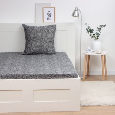 The set is economy and Patterns: sheet 145*214 cm, 70*70 cm, calico, 120g, 100% cotton