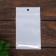 Pack Zip-Lock PP, white, with a solid window, flat, euro-slopes 9 x 16 cm