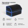 Organizer COFR in the trunk of a car, bag, EVA material, 50 cm, blue kant