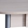 Oval table with an economy box, 1100x600x750, gray metallic/ash shimo bright