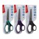 Scissors 21cm Berlingo "Easycut 350" Assorted, ergonomic handles, soft inserts, euro suspension