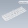 Tencil of border plastic "Heraldic patterns" 40x12 cm