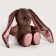 Soft toy "Bunny LU with a blanket"