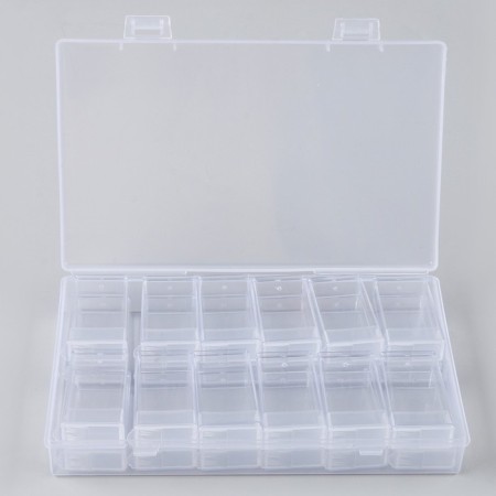 Organizer for storing rhinestones of diamond mosaics, 24 sections-2