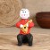 Souvenir "Man with a balalaika", 6 × 7 × 12 cm, Kargopol toy