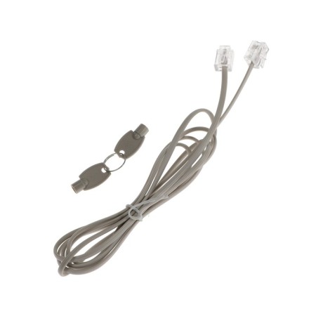 The phone Ritmix RT-495, Caller ID, single-button set, room memory, speaker, white-3