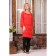 Women's dress, size 50, red color
