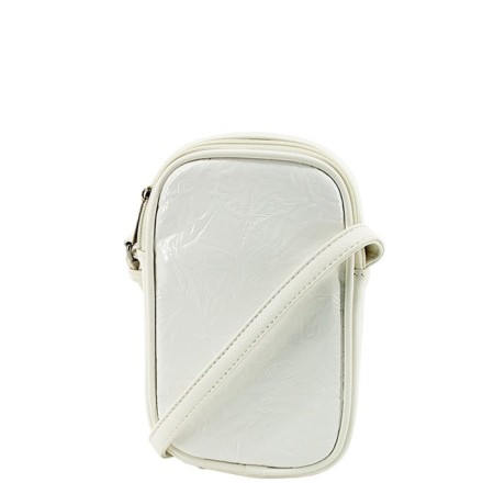 Cross-Bodi bag, lightning department, white "texture" 18x12x3.5cm