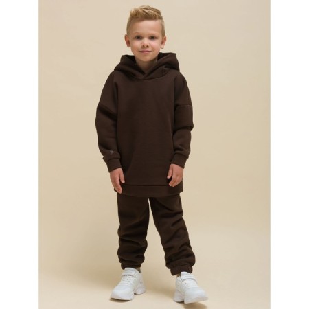Baby trousers, height 104 cm, chocolate color-1