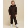 Baby trousers, height 104 cm, chocolate color