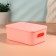 Organizer for storing cosmetic supplies, with a lid, 24 × 16.5 × 9.2 cm, color mix