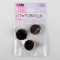 A set of buttons on the leg, d = 25 mm, 3 pcs, the color is black agate