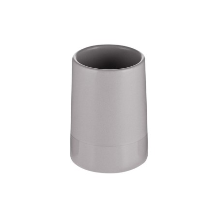 A glass for Magma denture brushes. Moroshka, 7.2x7.2x10.7 cm, gray color-4