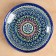 Largan Rishtan ceramics "Patterns", 25 cm, blue