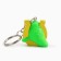 New Year's keychain for keys, voluminous "New Year: Snake with a hill" 3.2 x 8.5 cm