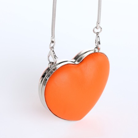 Female bag on a magnet, orange color-5