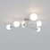 Ceiling Lamp EUROSVET NETZ 30181/6, E27, 6x60W, 1428x1428x400 mm, chromium color