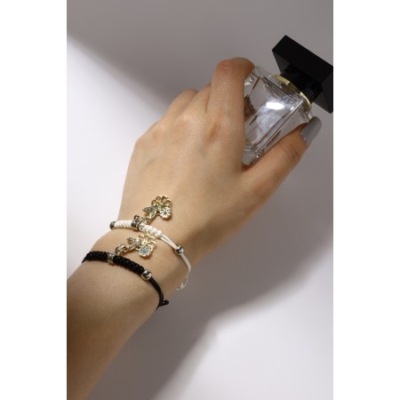 Bracelets "Demetrons" butterflies on flowers, colored-1