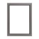 Frame for paintings (mirrors) 21 x 30 x 2.7 cm, plastic, calligrata 6472, silver