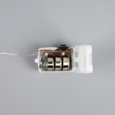 Set of garlands “thread” 1 m dew, IP20, silver thread, 10 LED, warm white glow, 3 modes, AG13x3, 5 pcs.-3