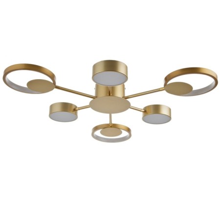 Causteen with PDU 2301/6GD LED 120W 3000-6000K gold 75x75x8 cm Bayerlux