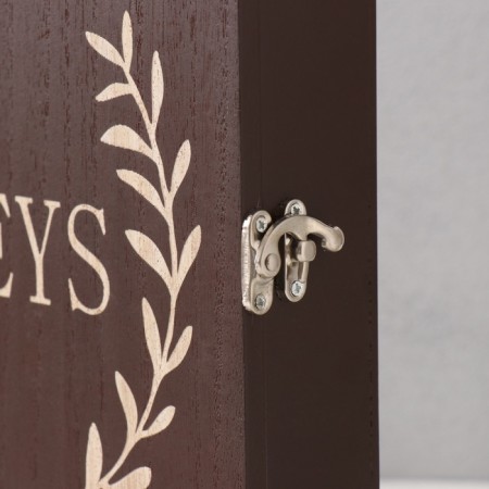 Keywood tree 6 hooks "Vegetable wreath" Coffee 6x22x30 cm-2