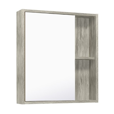 Bathroom mirror "Eco 60" Scandinavian oak, 12 x 60 x 65 cm