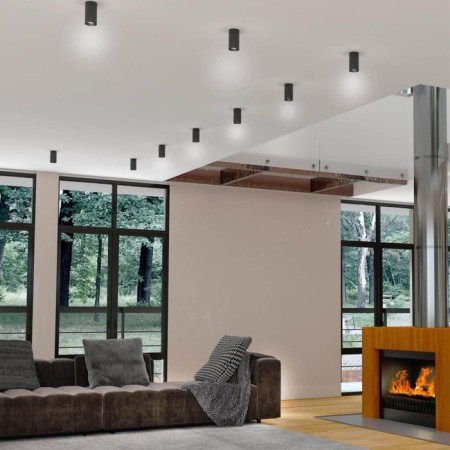 Elina lamp, 1x9W GU10, black color, IP20-2