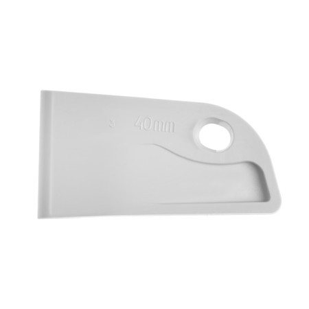 Rubber Tundra Spatula "Parus", white, 40 mm-1