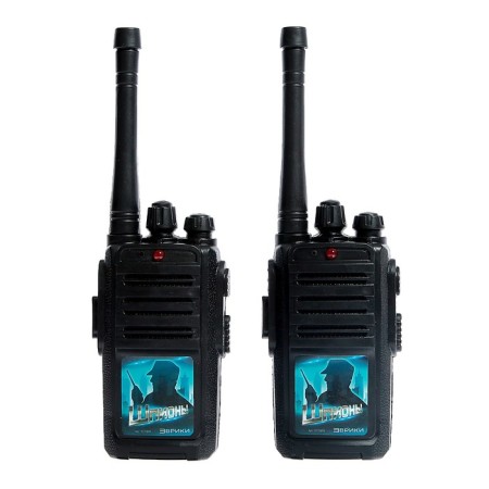 A set of radio spies, works on batteries, a range of 30 m, 2 pieces-5