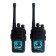 A set of radio spies, works on batteries, a range of 30 m, 2 pieces
