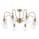 Lamp on the rod 8x60W E14, size 87x87x42.5 cm