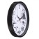 Watching clock, series: kitchen, "kitchen appliances", smooth move, D-30 cm, black