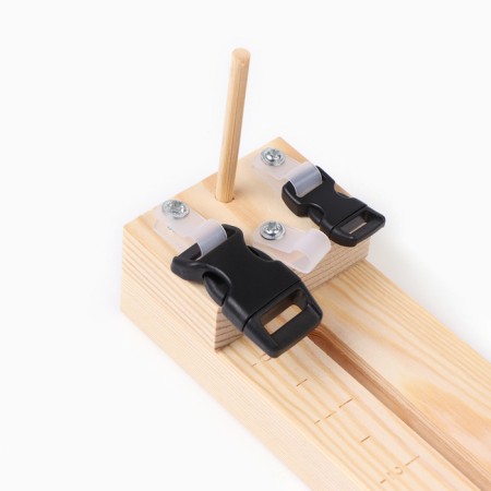 A set for weaving from a paracord, 10 items, with a wooden machine, needles, fastxes-4
