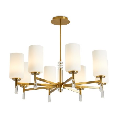 Suspended lamp Freya FR2031PL-08BS Chic, 755x755x600 mm, E27, 8x40W, brass color-8