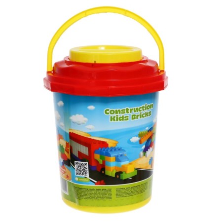 Constructor Bricks No. 505+5, in a bucket-1