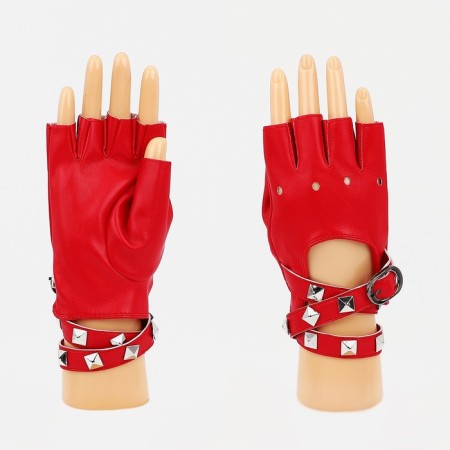 Mittens female, dimensionless, without insulation, red color