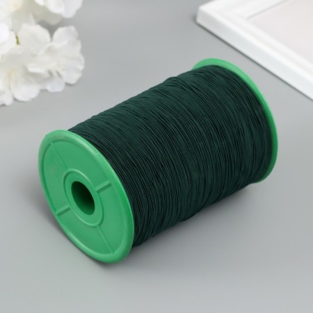 Spandex for beads, length 500 m, col. green
