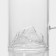 Glass mug Magistro "mountains", 330 ml