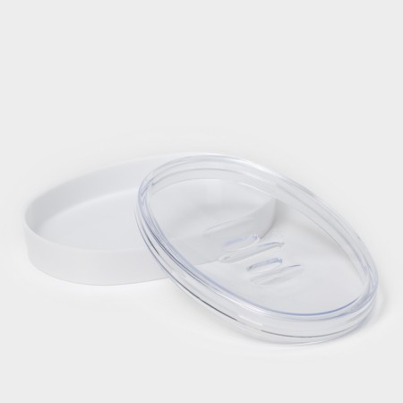 Soap dish "joli", snow-white color-2