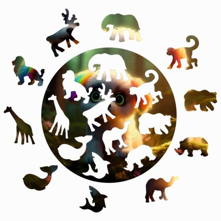 Figure puzzle "dog", size 25 cm-1