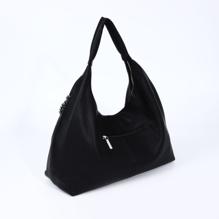 Load bag with lightning, external pocket, black color-1